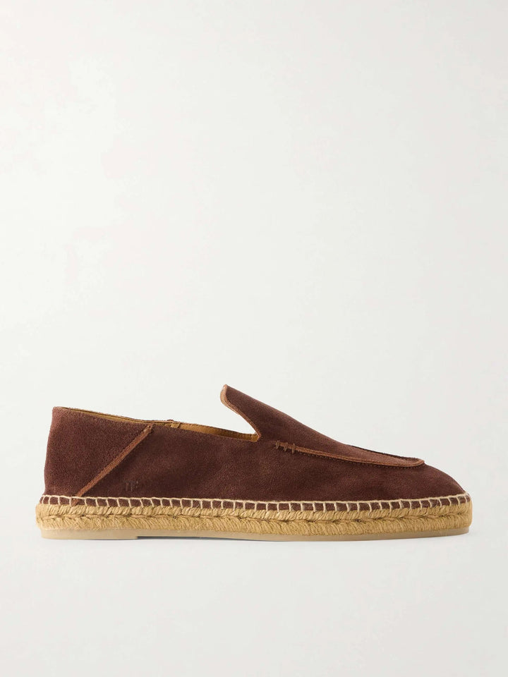Suede Espadrilles Blue
