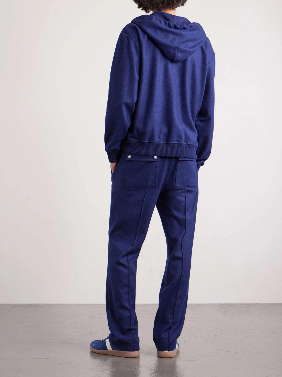 Straight-Leg Wool Sweatpants