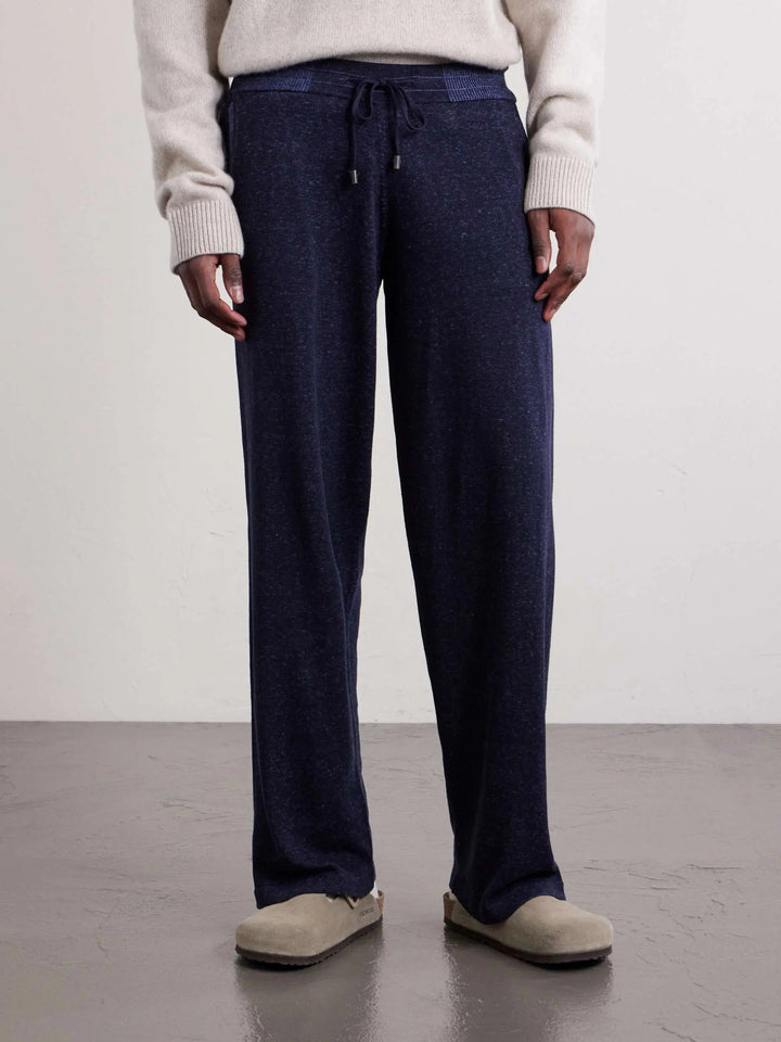 Straight-Leg Cotton and Wool-Blend Drawstring Sweatpants