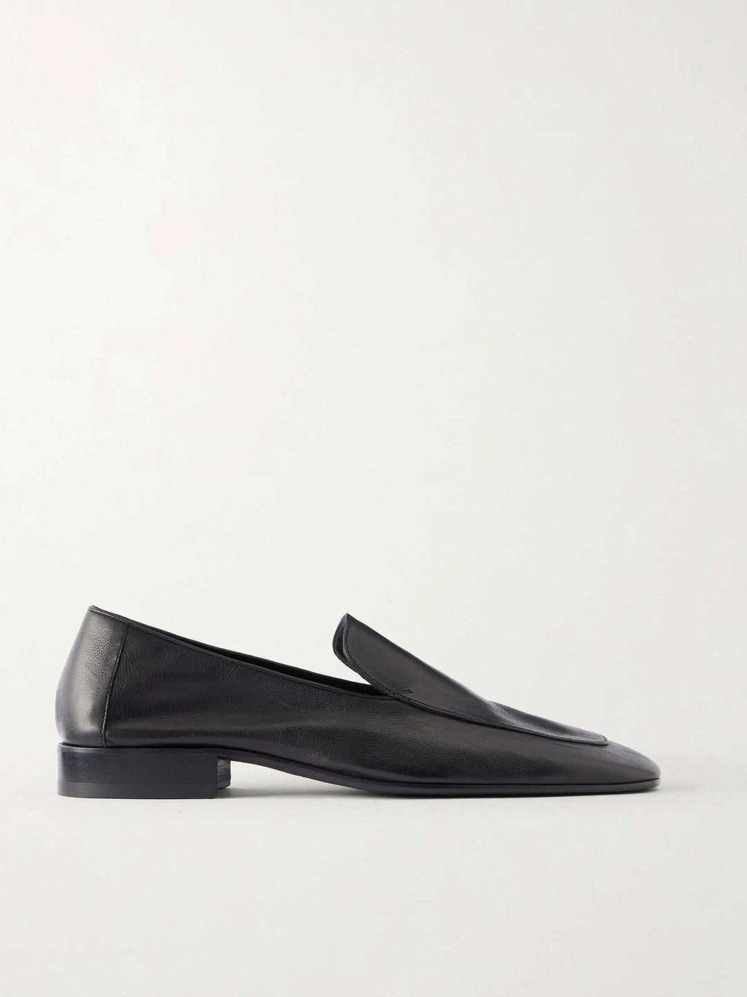 Leather Loafers Black