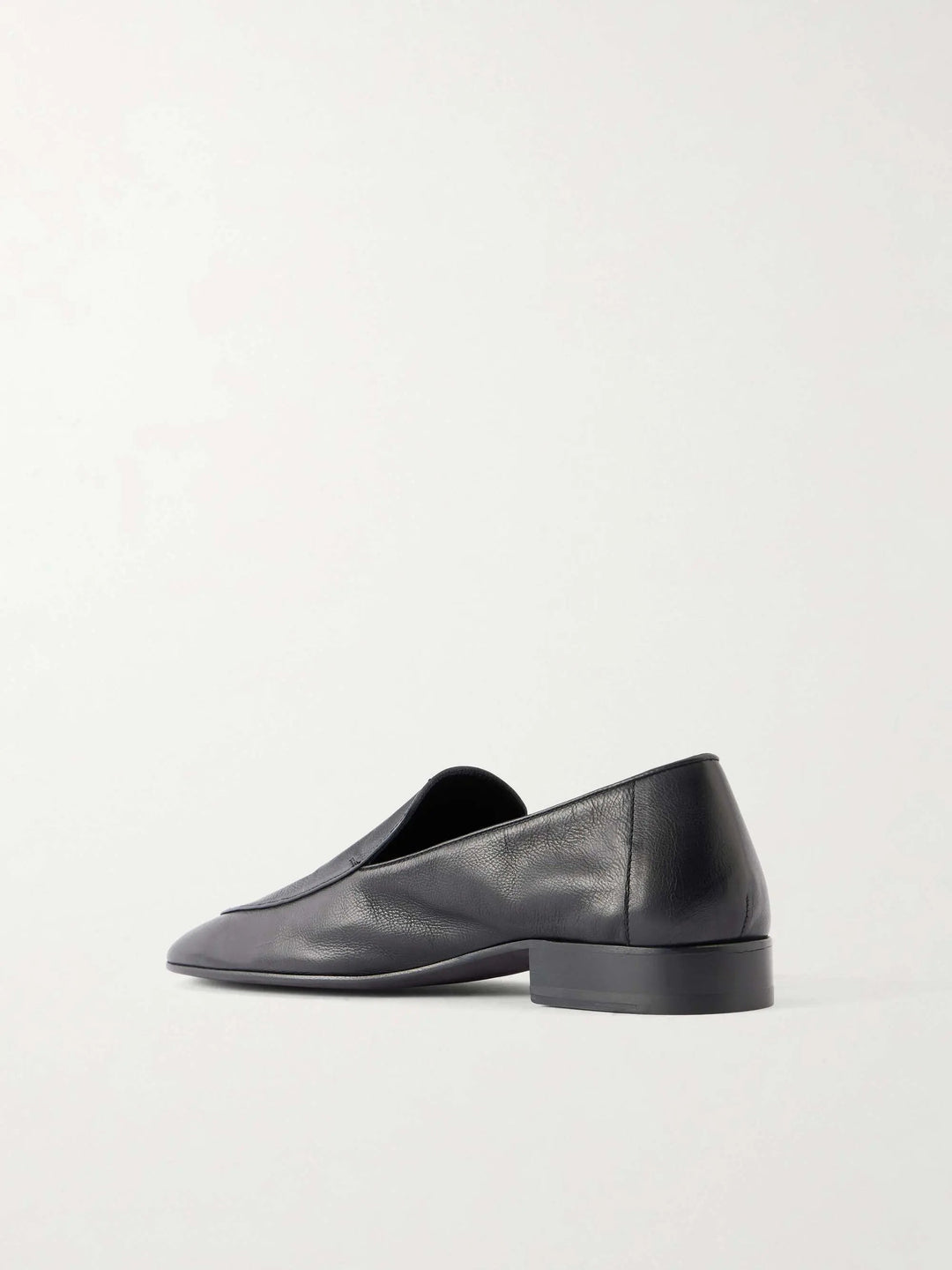 Leather Loafers Black