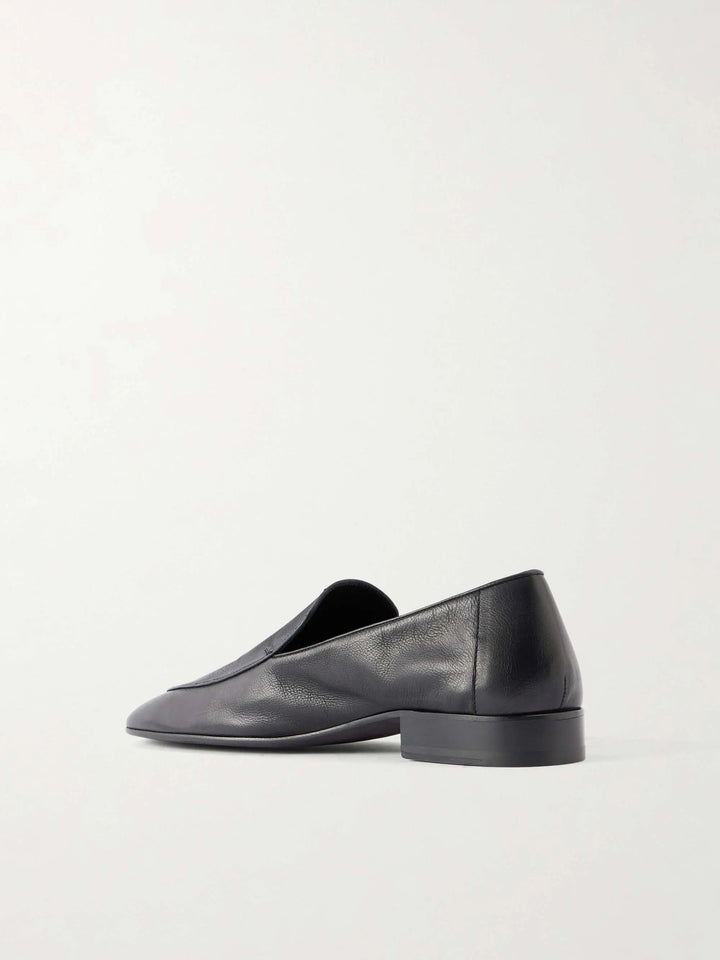 Leather Loafers Black