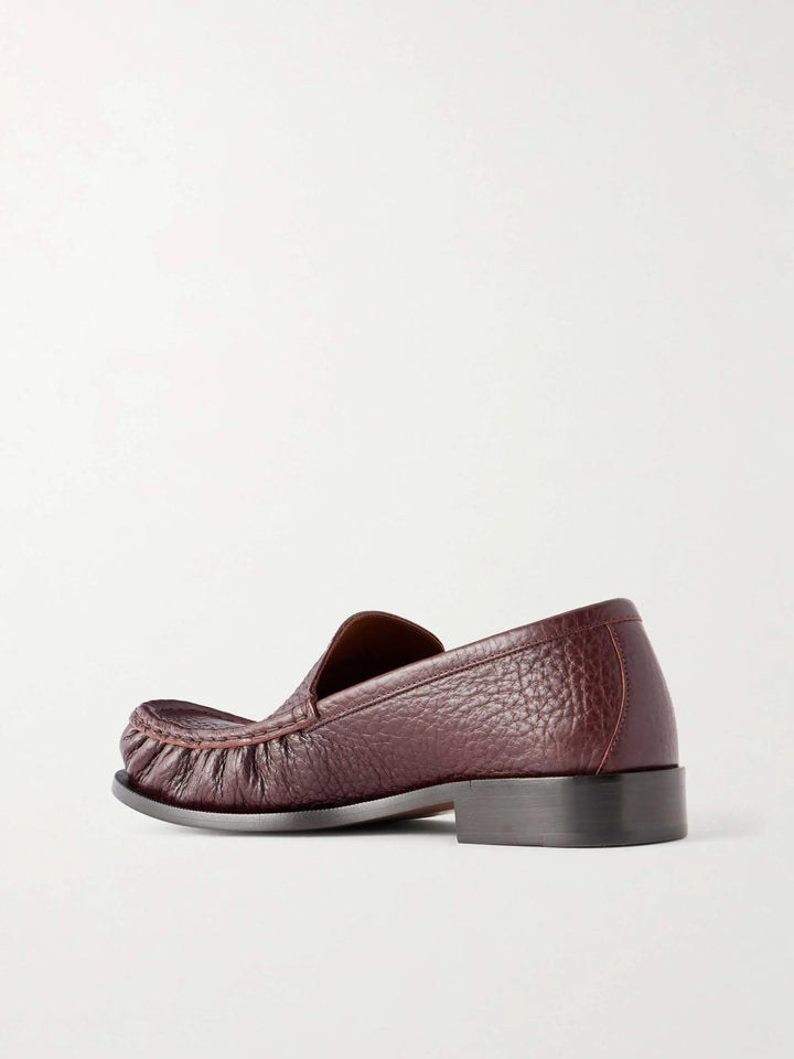 Leather Loafers Burgundy