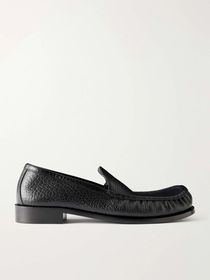 Leather Loafers Black