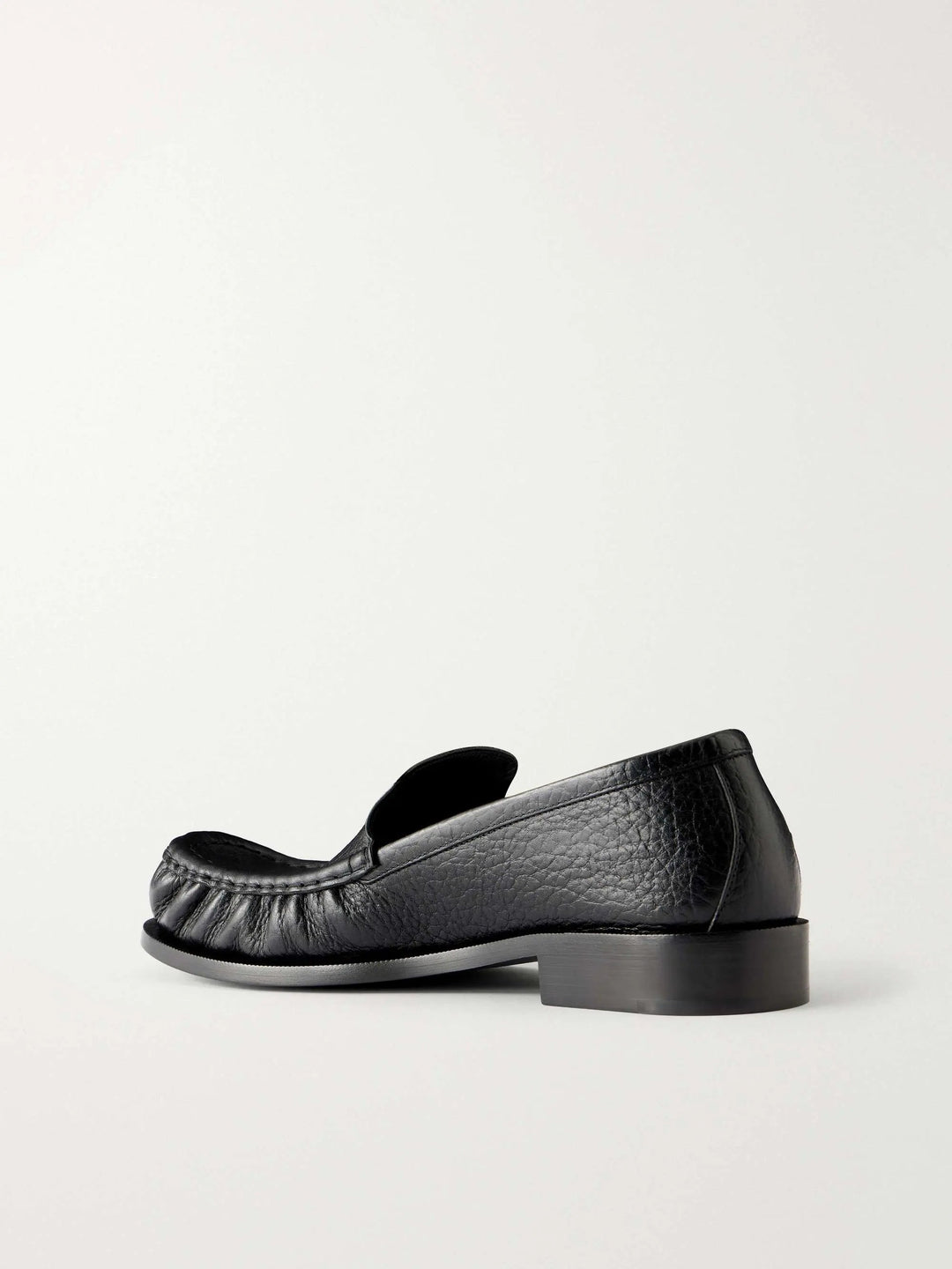 Leather Loafers Black