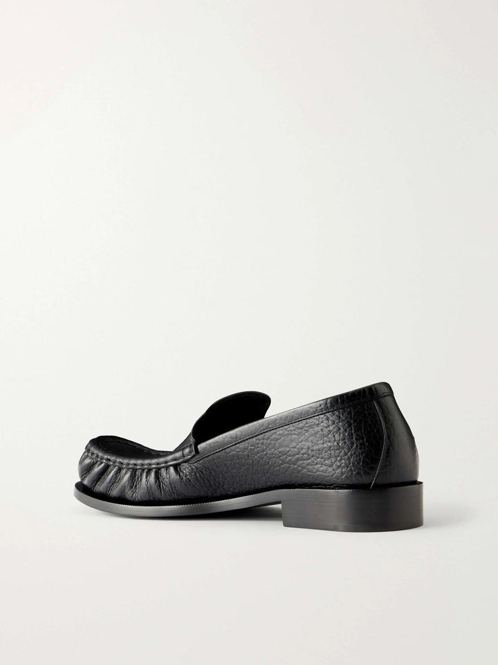 Leather Loafers Black