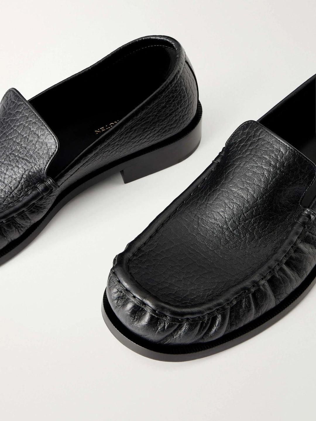 Leather Loafers Black
