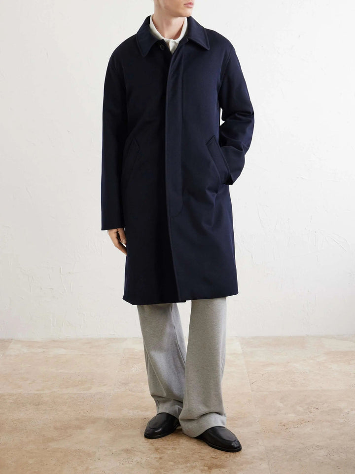 Gabardine trench coat