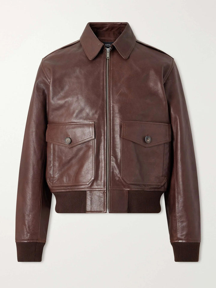 Leather Jacket Brown