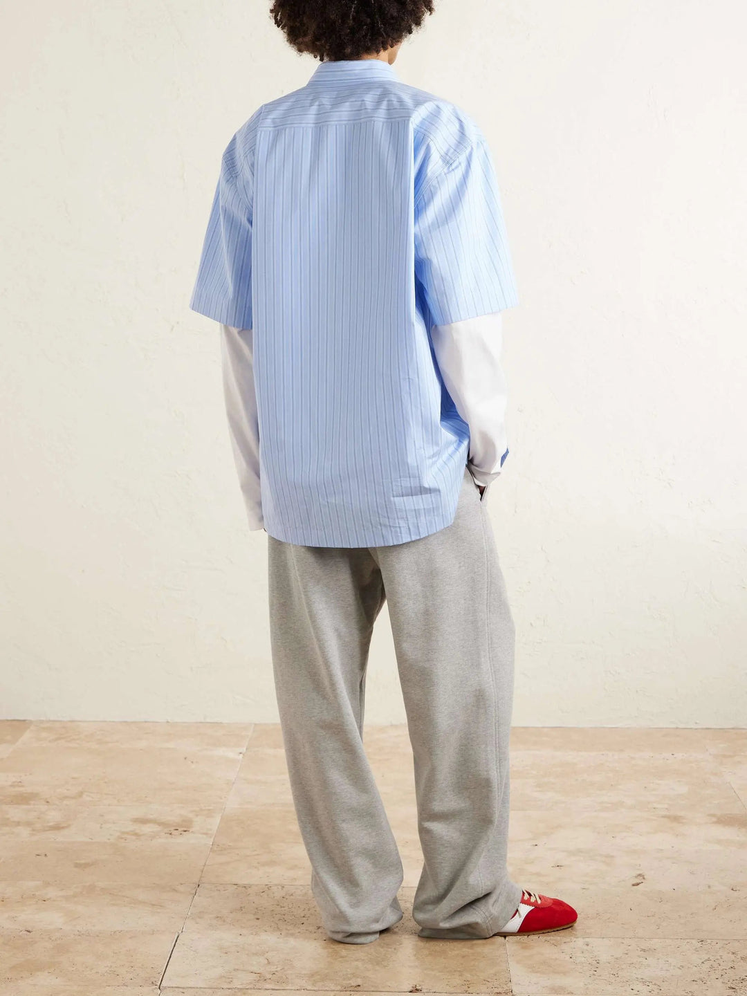 Cotton-Jersey Sweatpants Gray