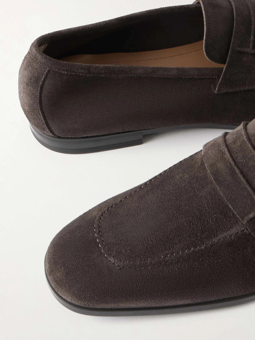 Suede Penny Loafers