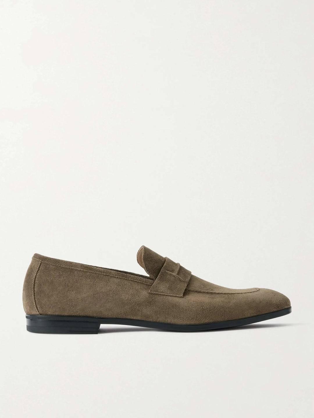 Suede Penny Loafers