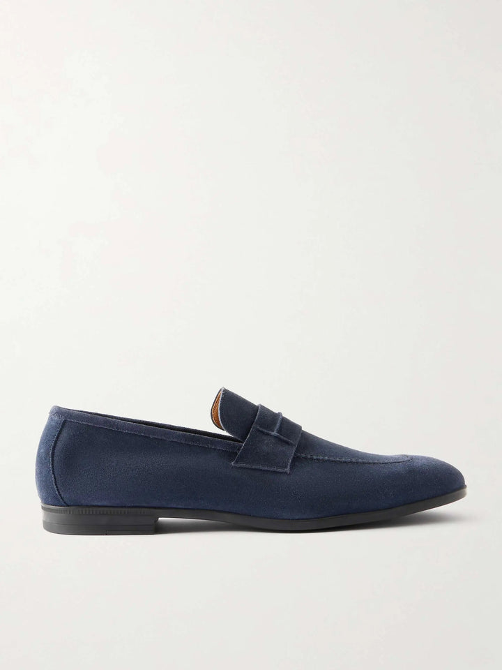 Suede Penny Loafers