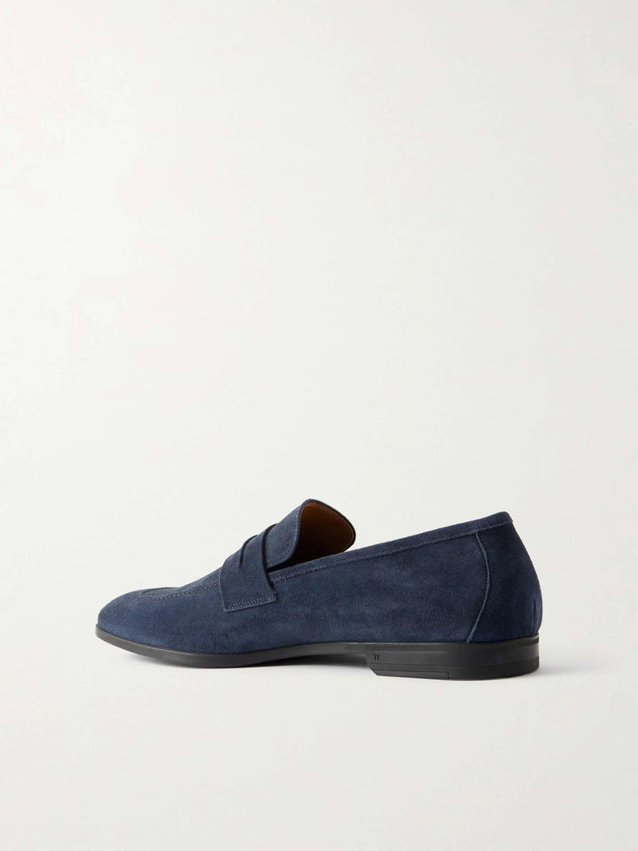 Suede Penny Loafers