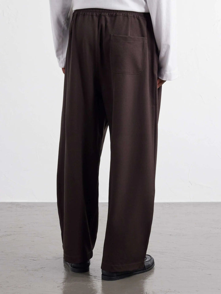 Wide-Leg Wool Trousers