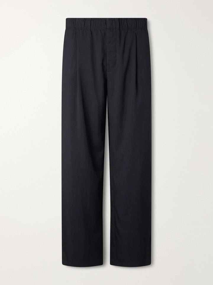 Wide-Leg Wool Trousers