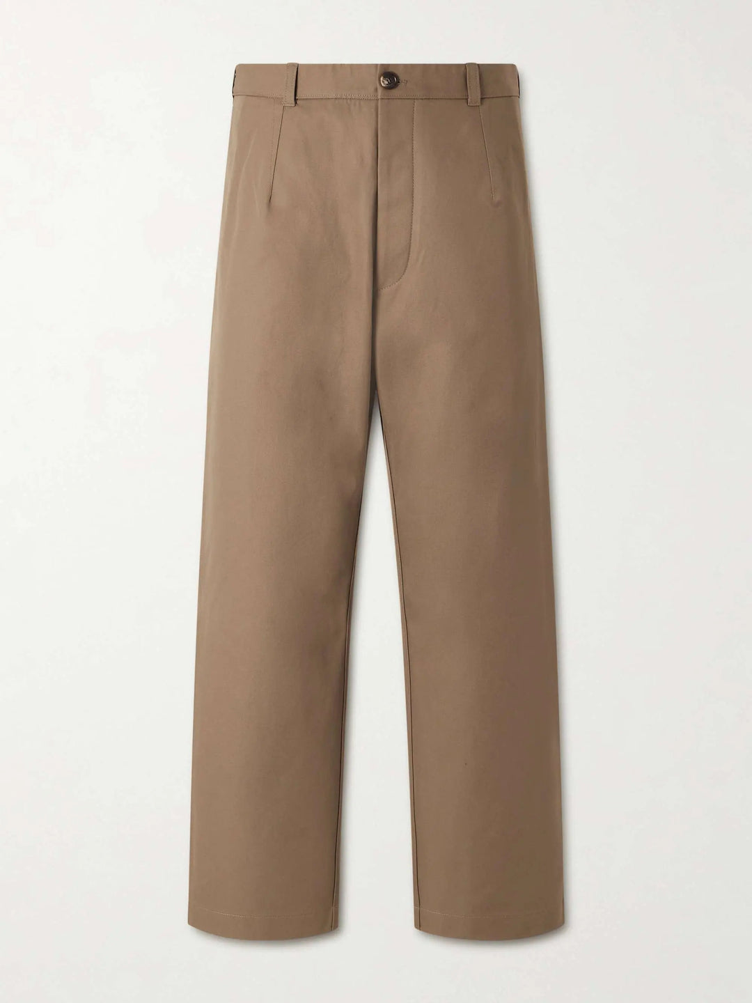 Cotton Wide-Leg Trousers