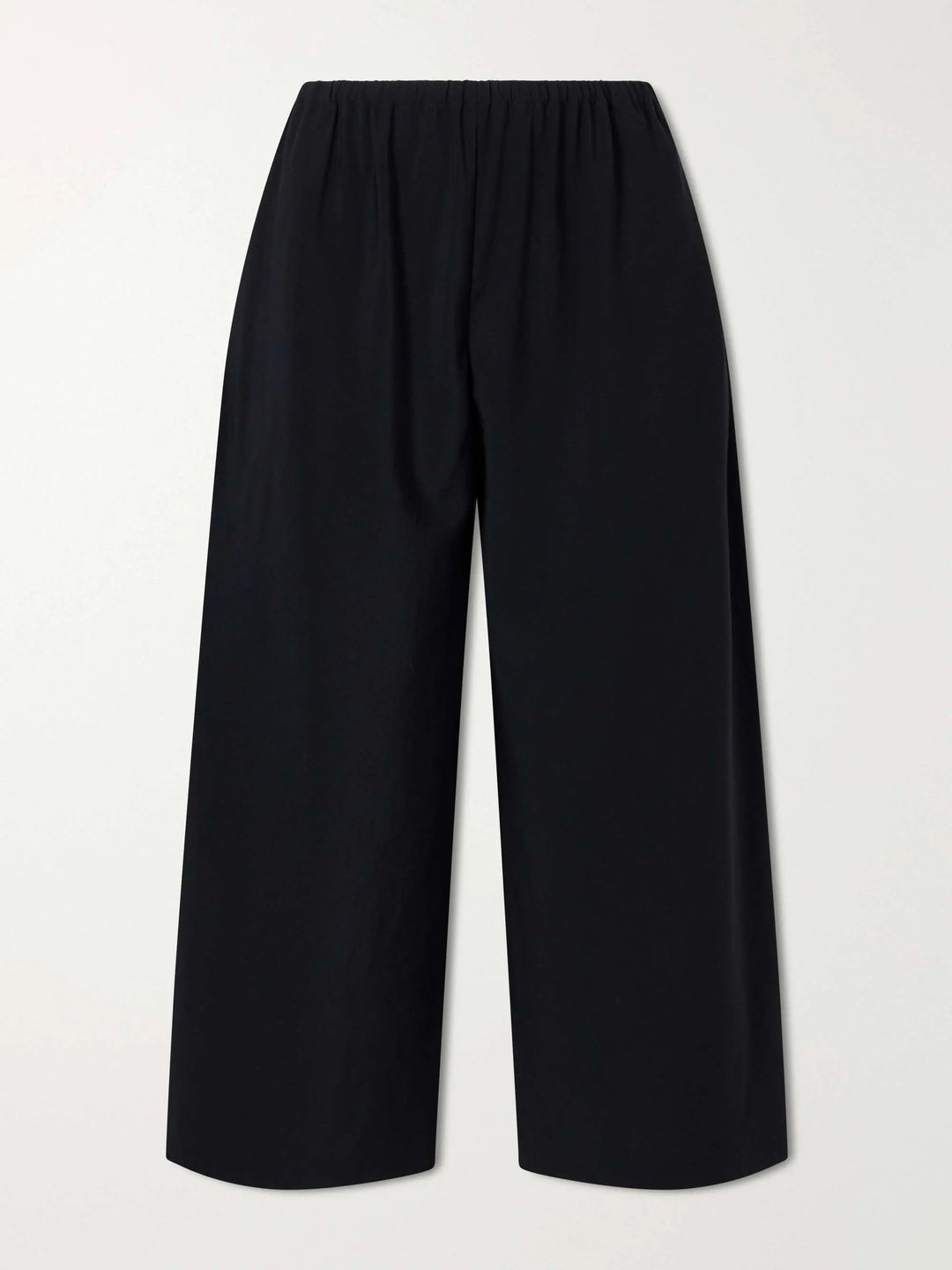 Wool-twill cropped pants