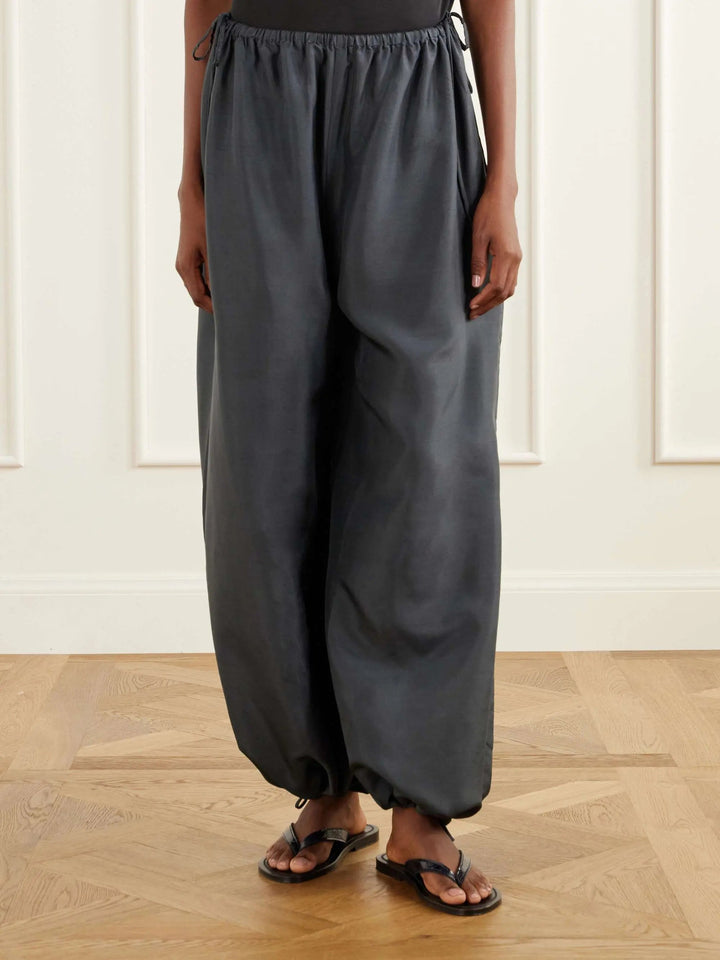 silk balloon pants