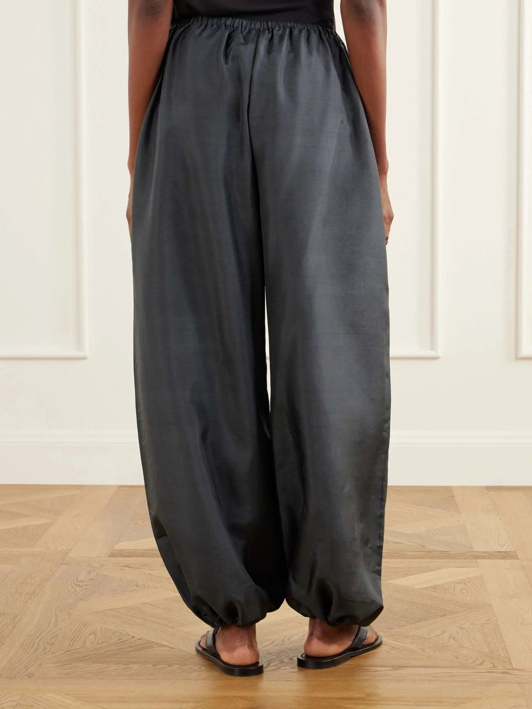 silk balloon pants