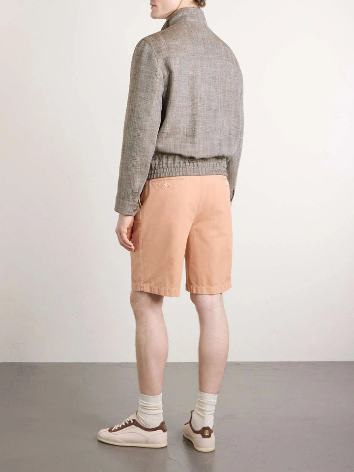 Herringbone Bomber Jacket