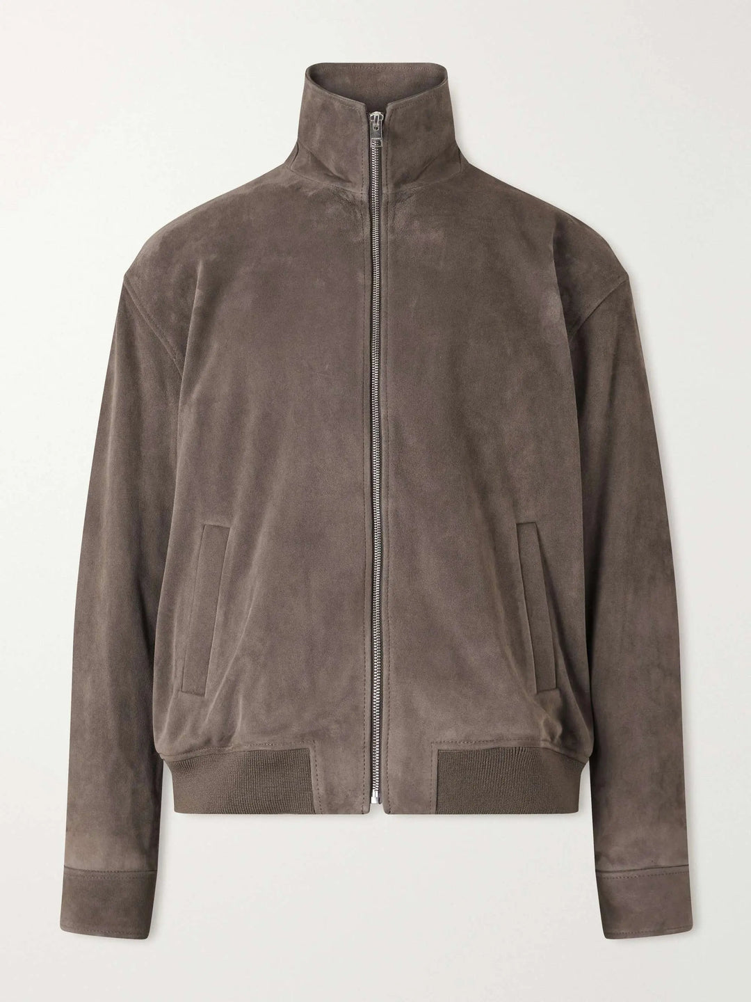 Suede Bomber Jacket