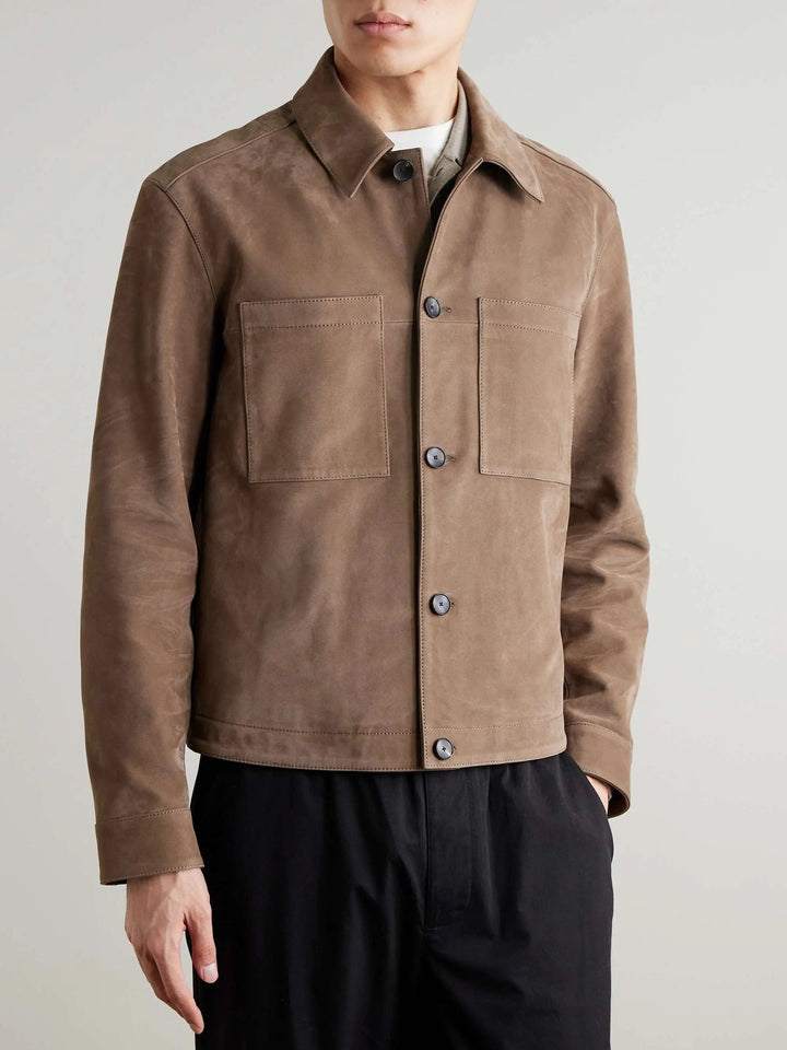 Suede Overshirt