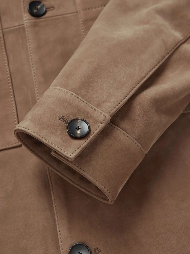 Suede Overshirt