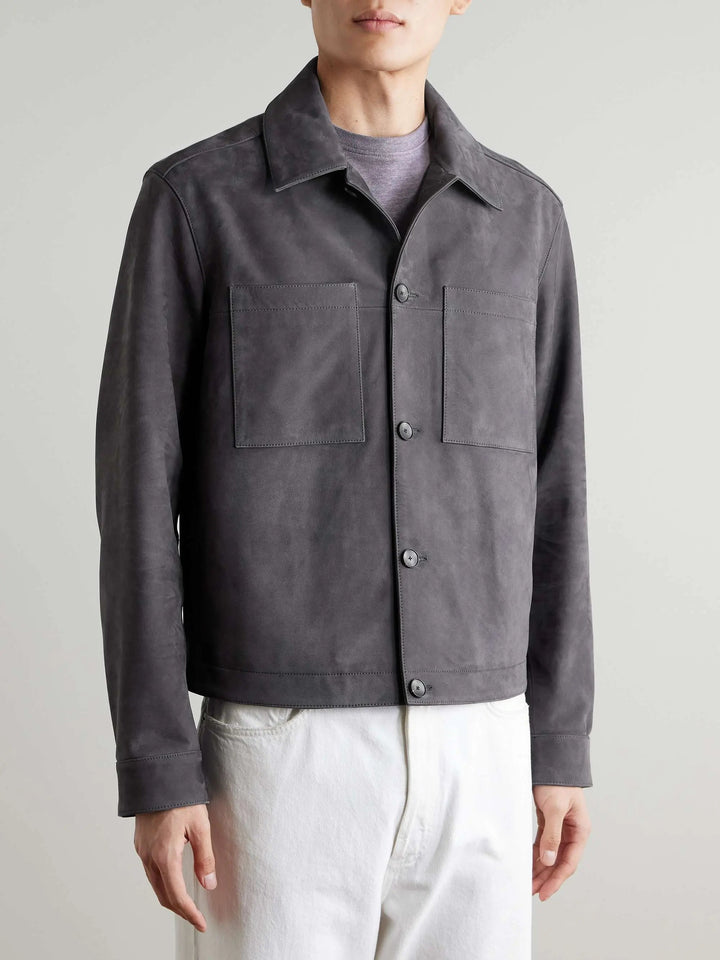 Suede Overshirt