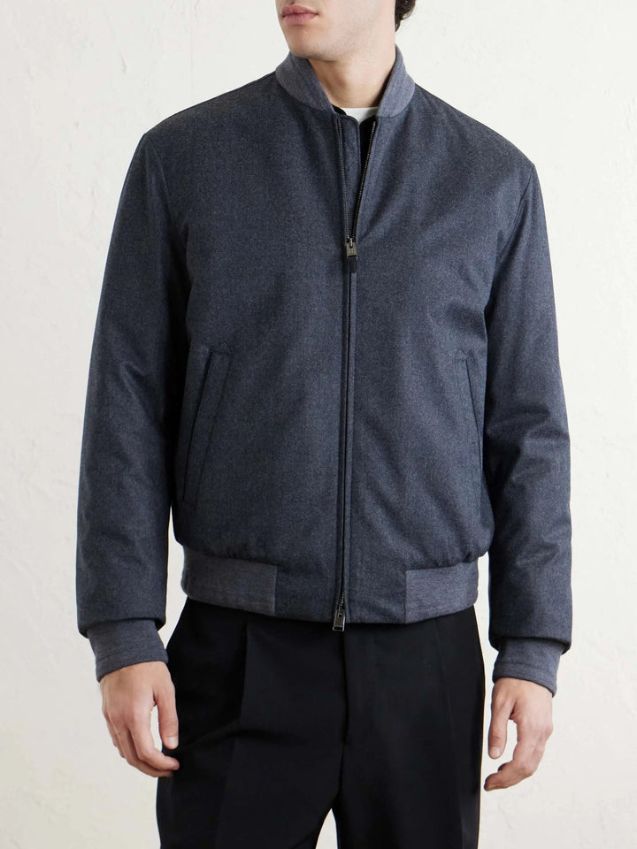 Wool Bomber Jacket