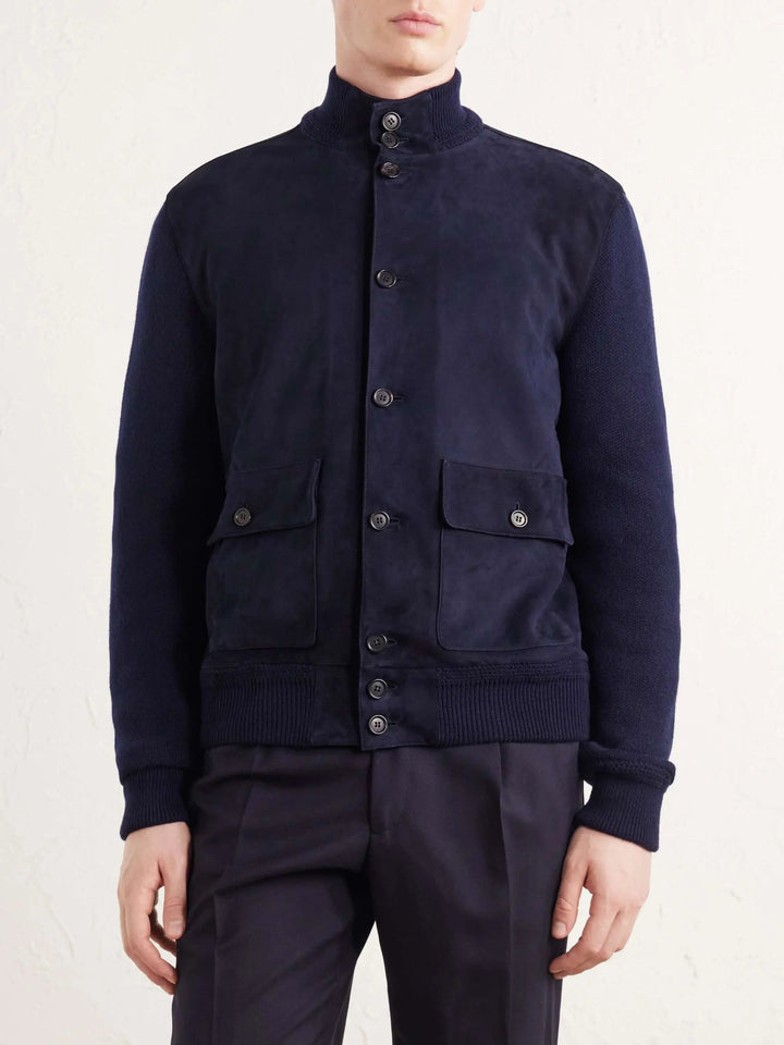 Suede and Wool Jacket