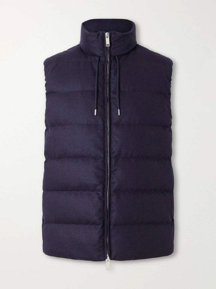 Padded Wool Blend Gilet