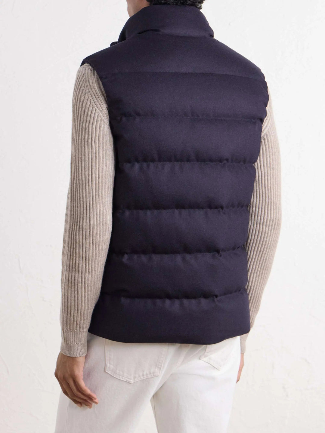 Padded Wool Blend Gilet