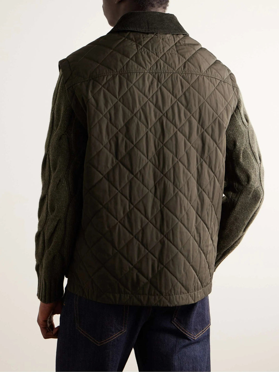 Cotton Padded Quilted Shell Gilet