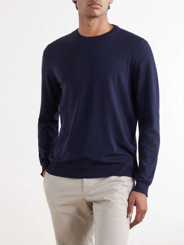 Wool-blend Sweater Navy