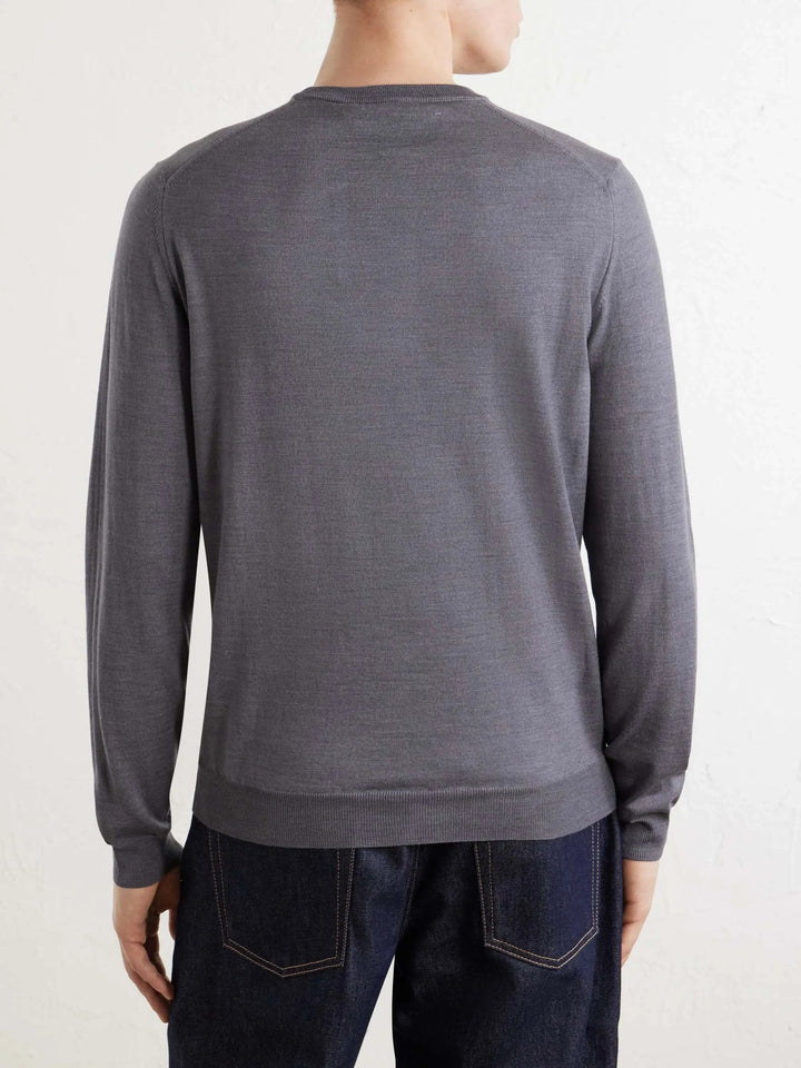 Wool-blend Sweater Light Grey