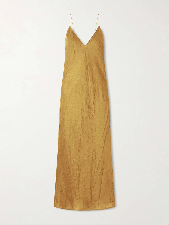 Wrinkled maxi dress
