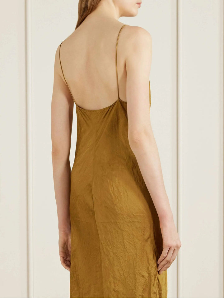Wrinkled maxi dress