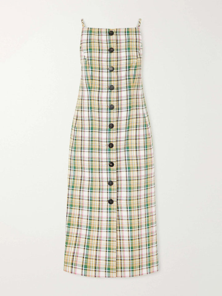 Woven midi dress