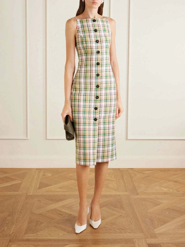 Woven midi dress
