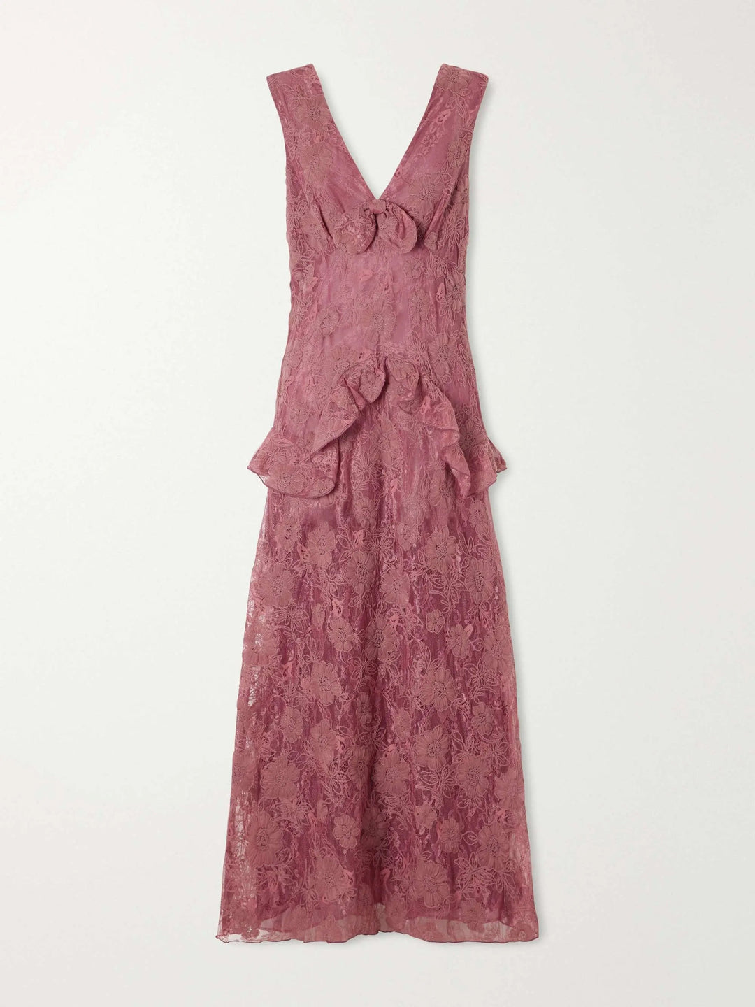 Embroidered midi dress