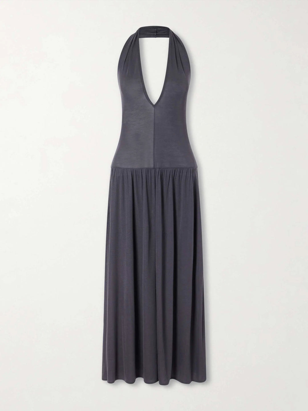 Halterneck midi dress