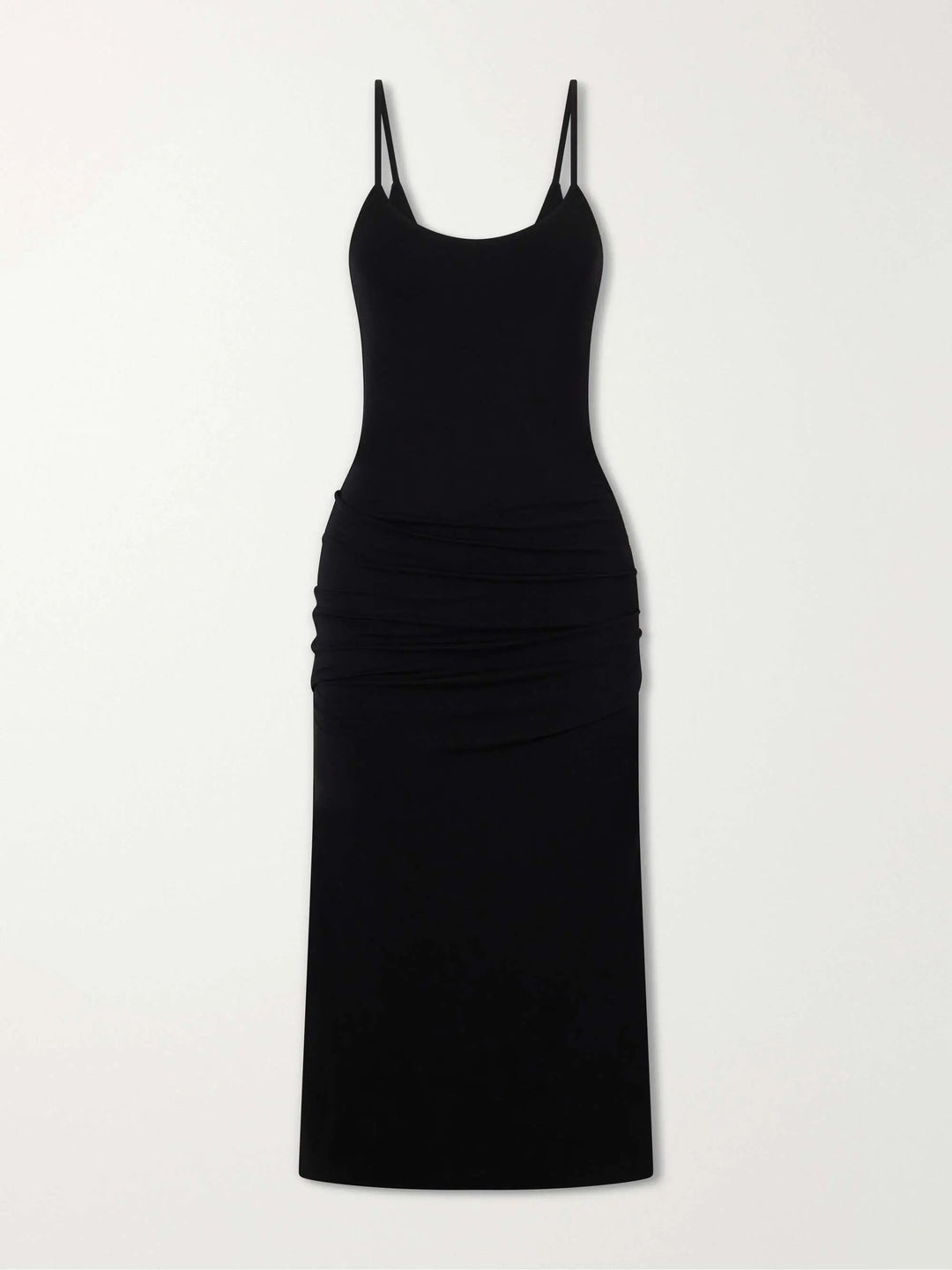 Stretch-cotton midi dress
