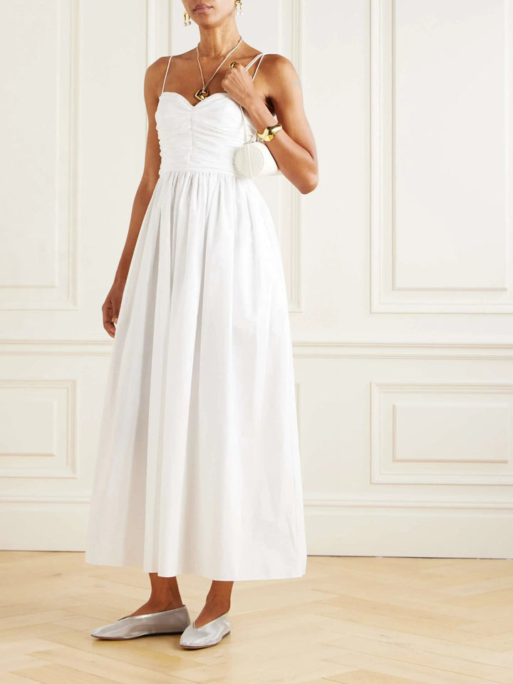 Organic cotton midi dress