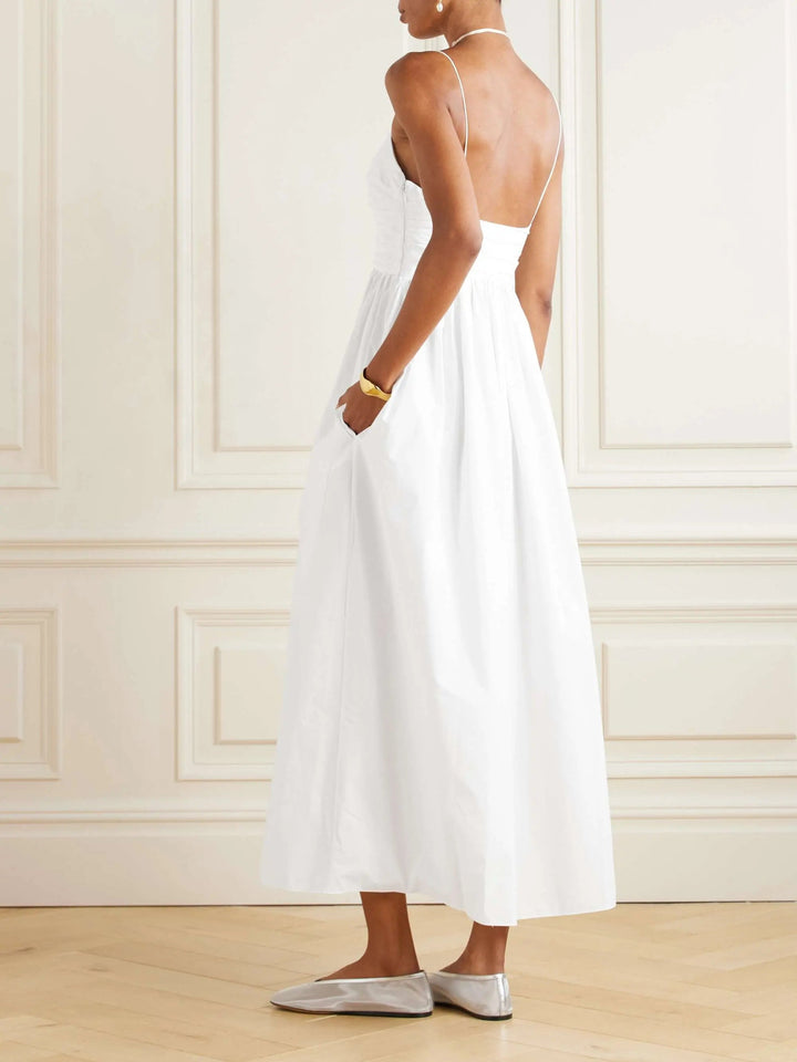 Organic cotton midi dress