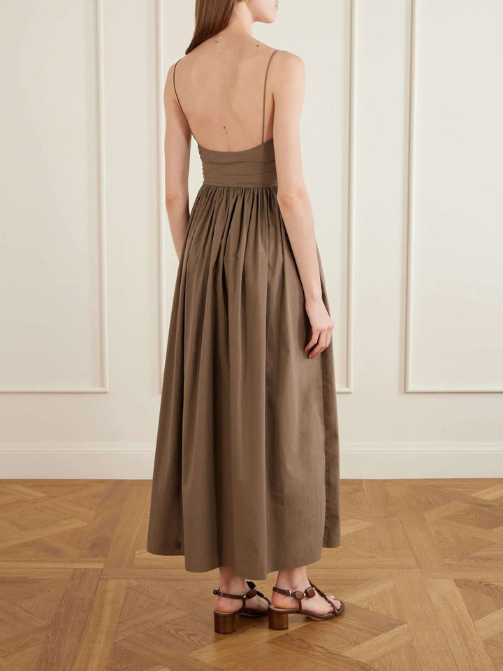 Organic cotton midi dress