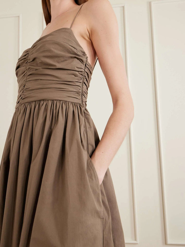 Organic cotton midi dress