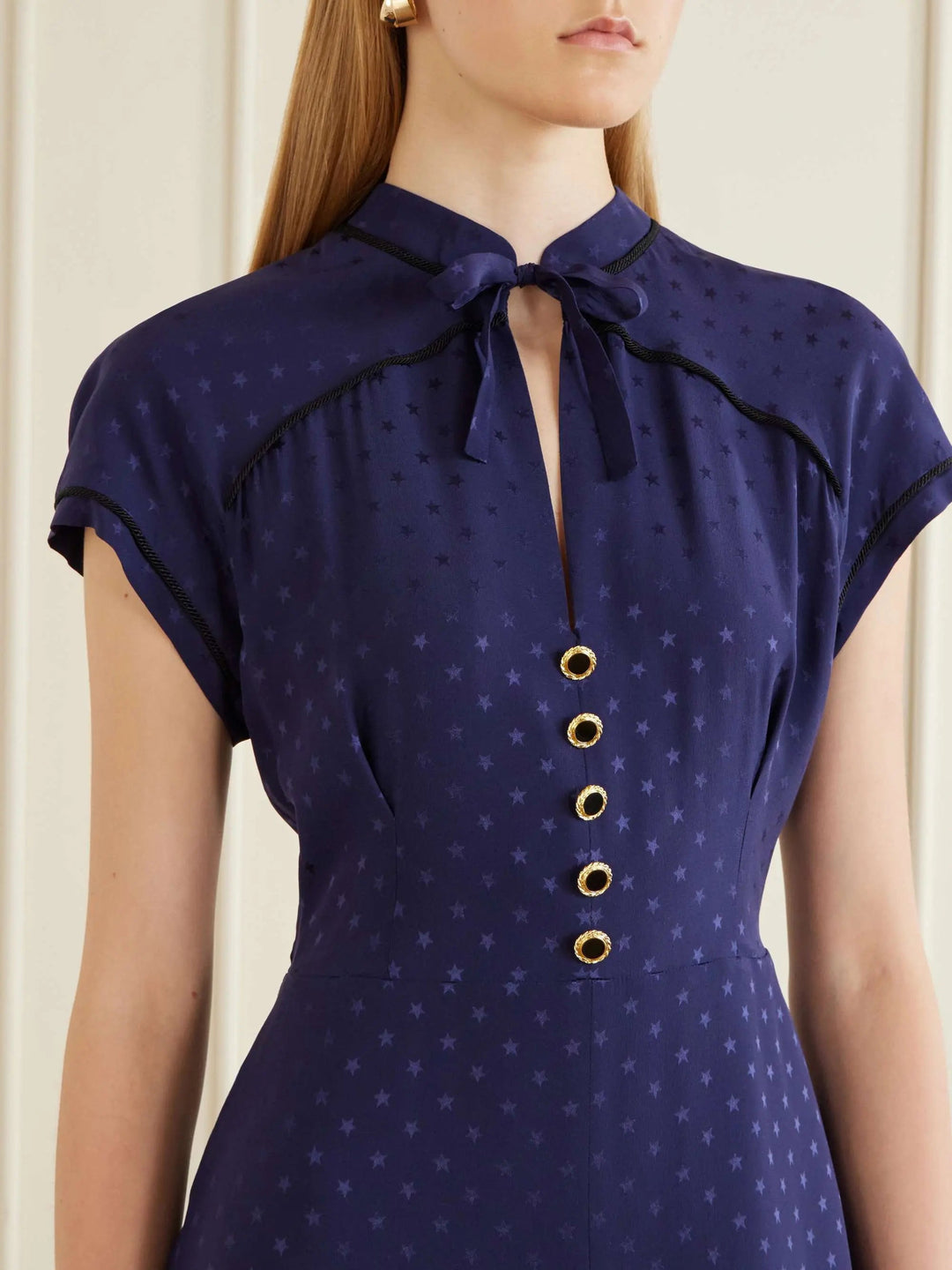 Cotton midi dress