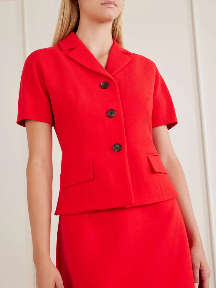 Wool midi dress