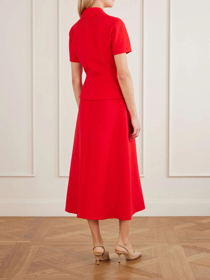 Wool midi dress